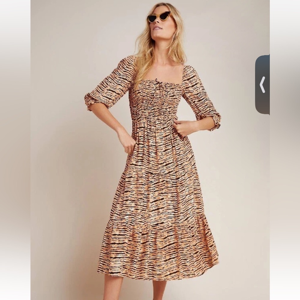 NWOT Faithful the Brand De Christin Midi Dress - Bloggers Favorite - Picture 1 of 14